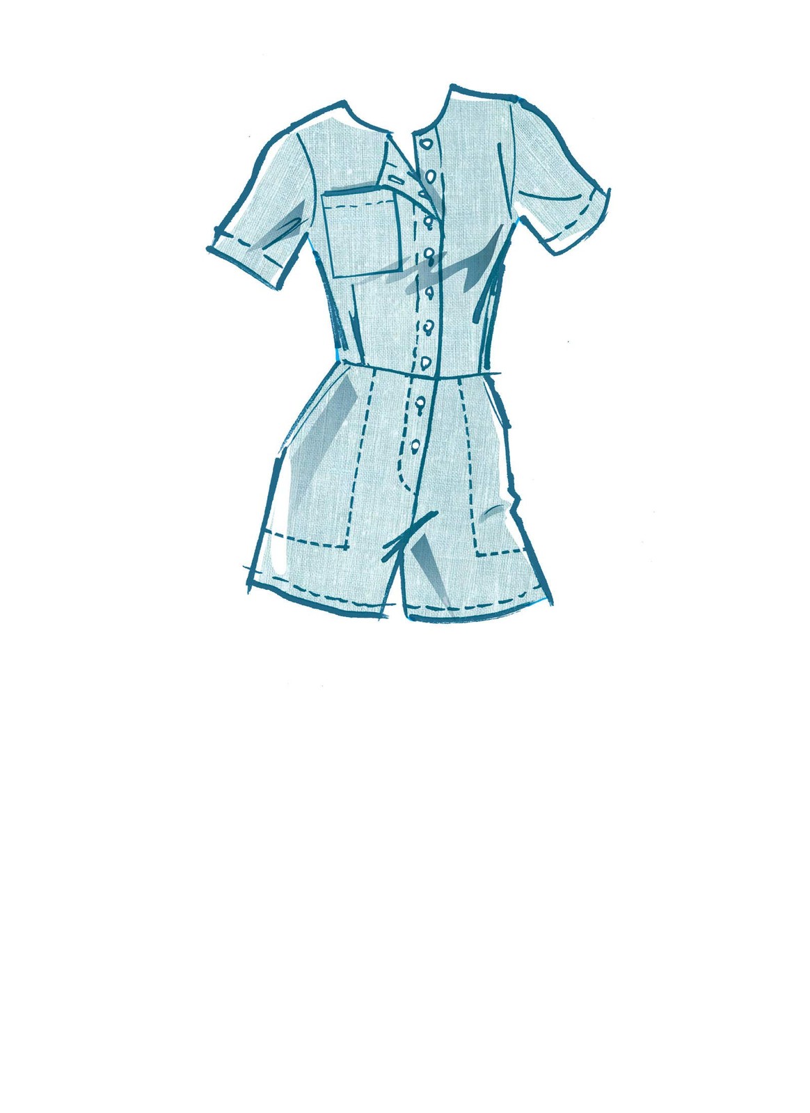 McCall Pattern m8046 jumpsuit sewing pattern