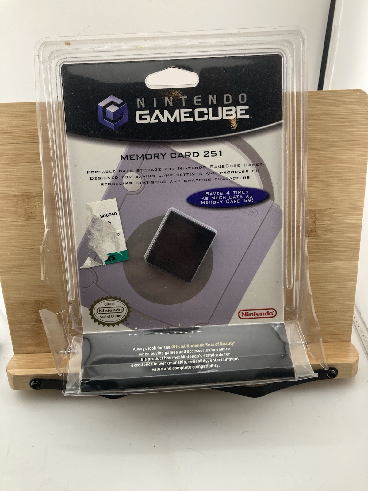 Nintendo GameCube Memory Card ~ 251 Blocks OEM~ New ~ Unused Damaged Packaging