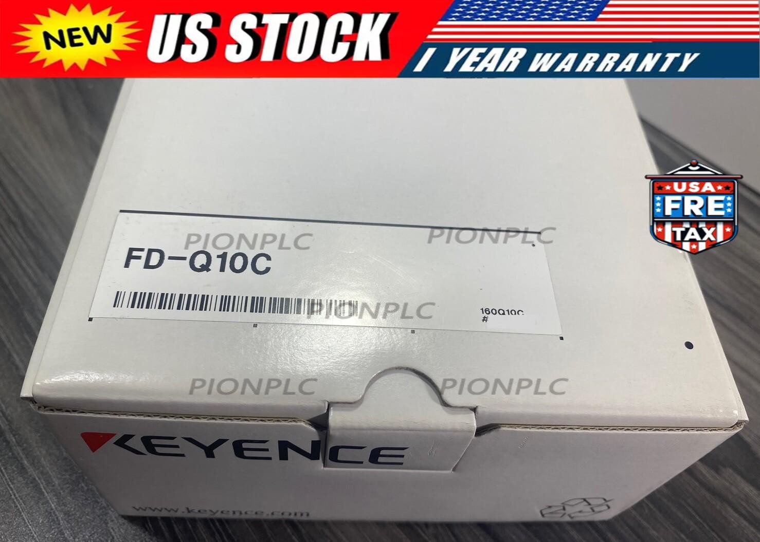 New Keyence FD-Q10C Clamp-on Digital Flow Sensor w/ Sensor Bracket 20-30VDC -USA