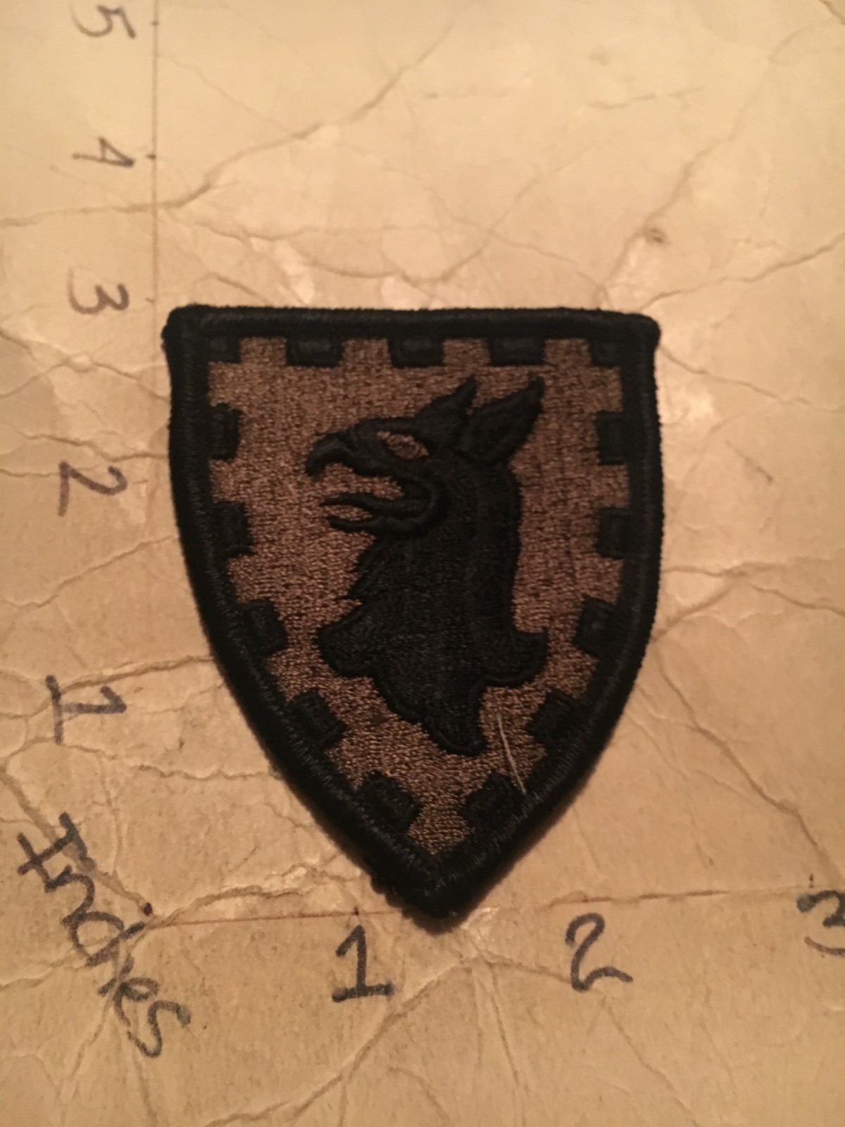 US Army 15th M.P. Brigade m/e subdued patch 10/9/25