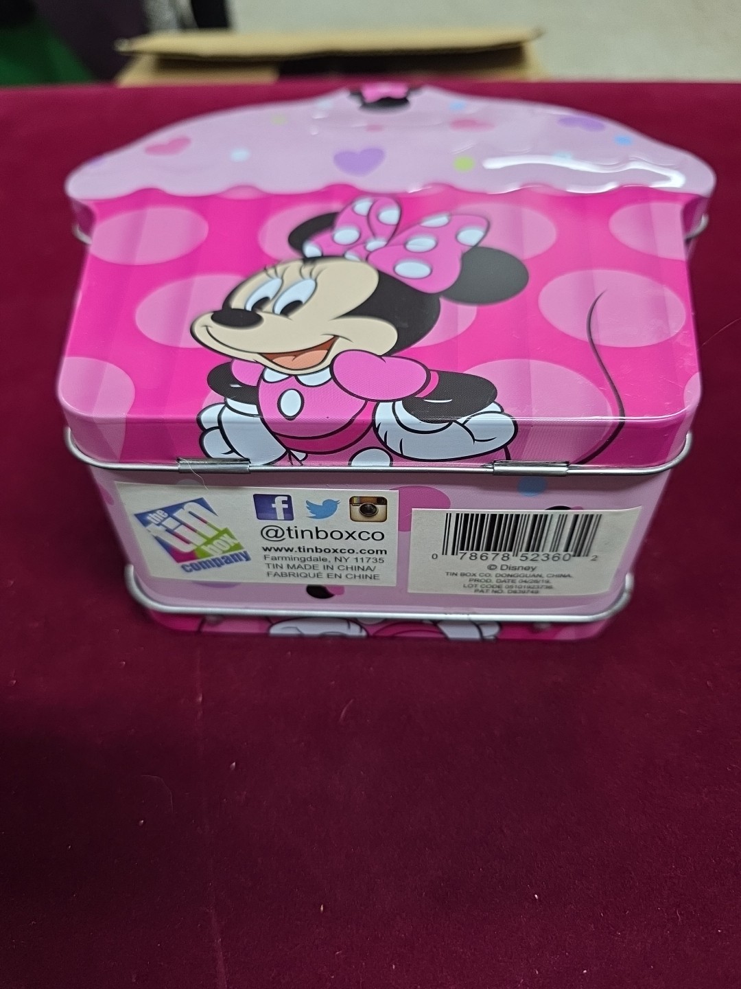 mini mouse Tin Box Co Lunchbox