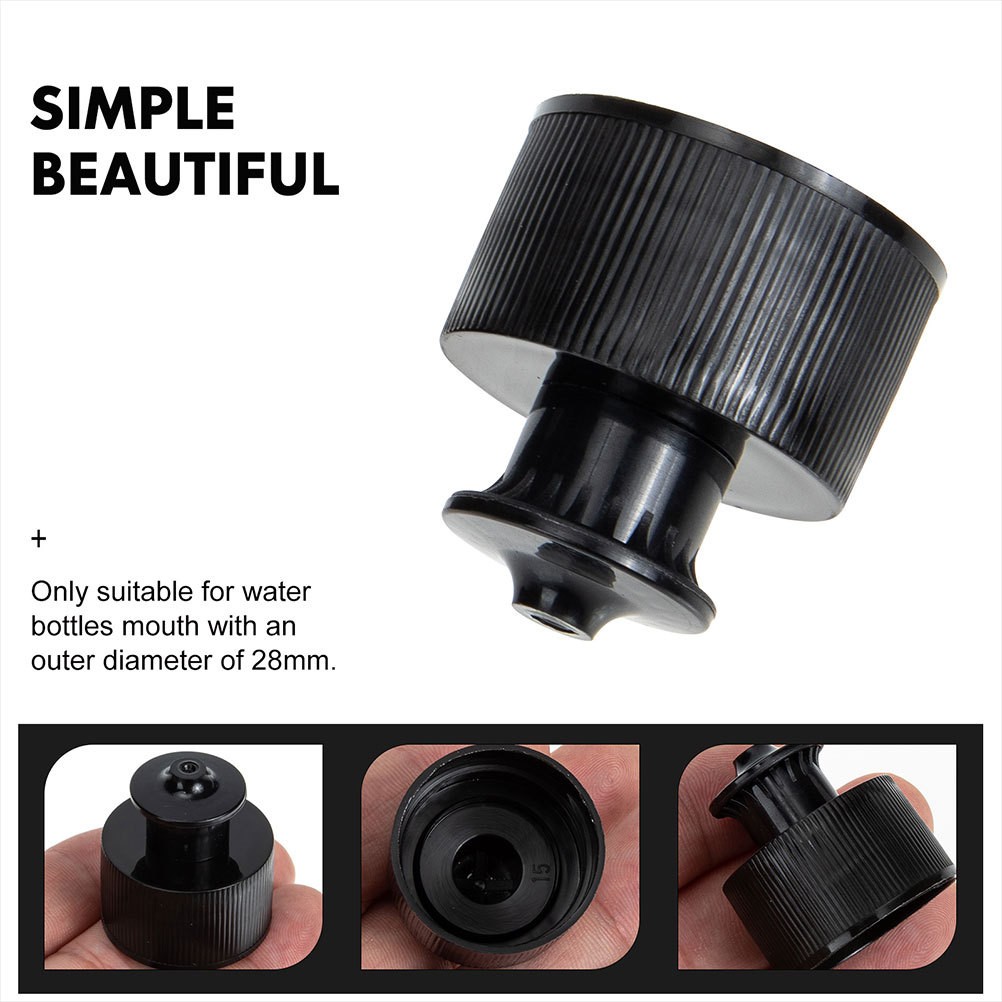 10 Pcs Reusable Sport Cap Water Bottle Push Pull Replacement Tops for Bottles