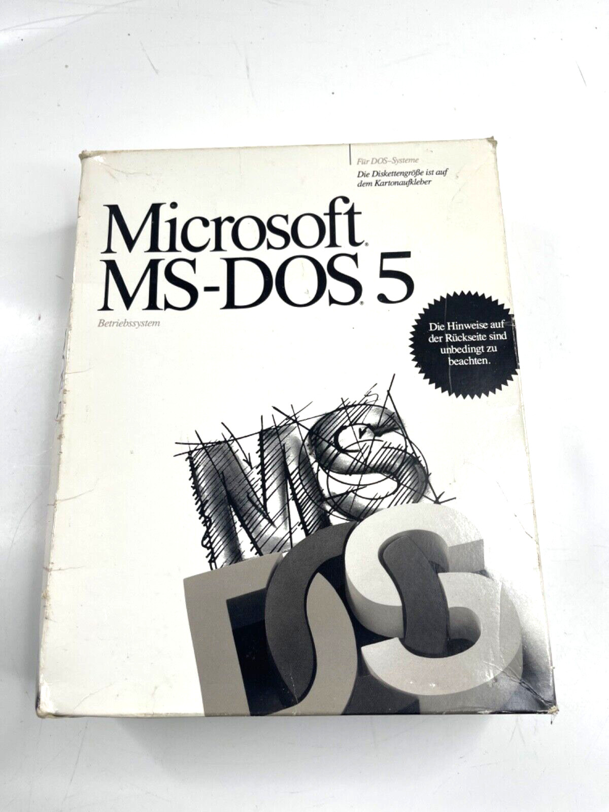 Microsoft MS DOS 5 Operating System Floppy Disks Vintage