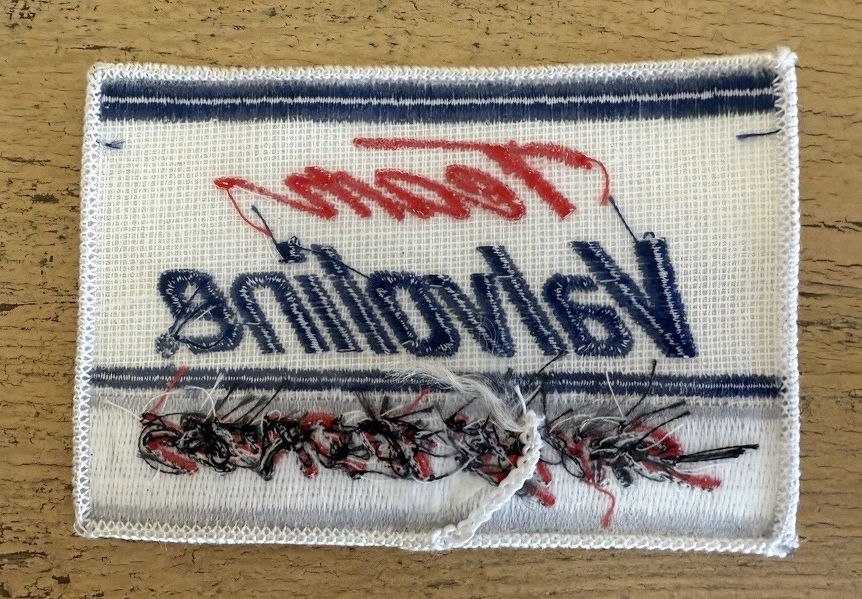 Team Valvoline Say No to Drugs Patch Racing Collector Vintage