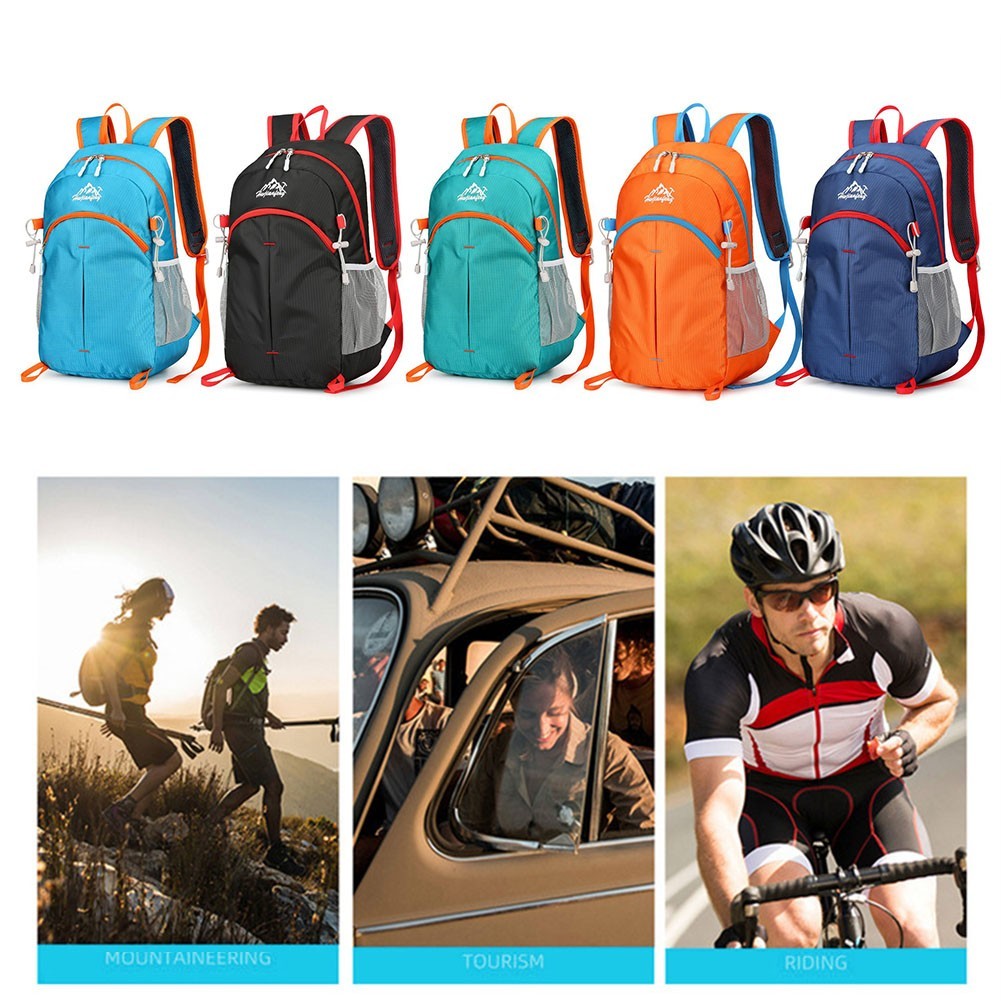20L Lightweight Foldable Backpack Waterproof Packable Travel Hiking Cycling Bag