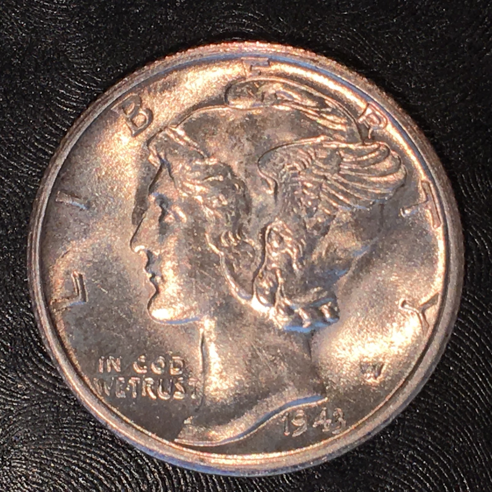 1943-S Mercury Dime - Superb Uncirculated - High Quality Scans #G568