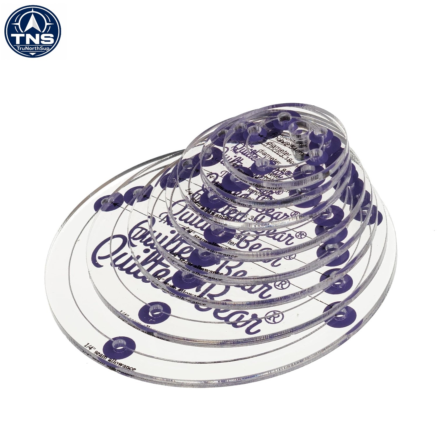 Essential 8 Clear Acrylic Circle Templates for Confident and Precise Quilting