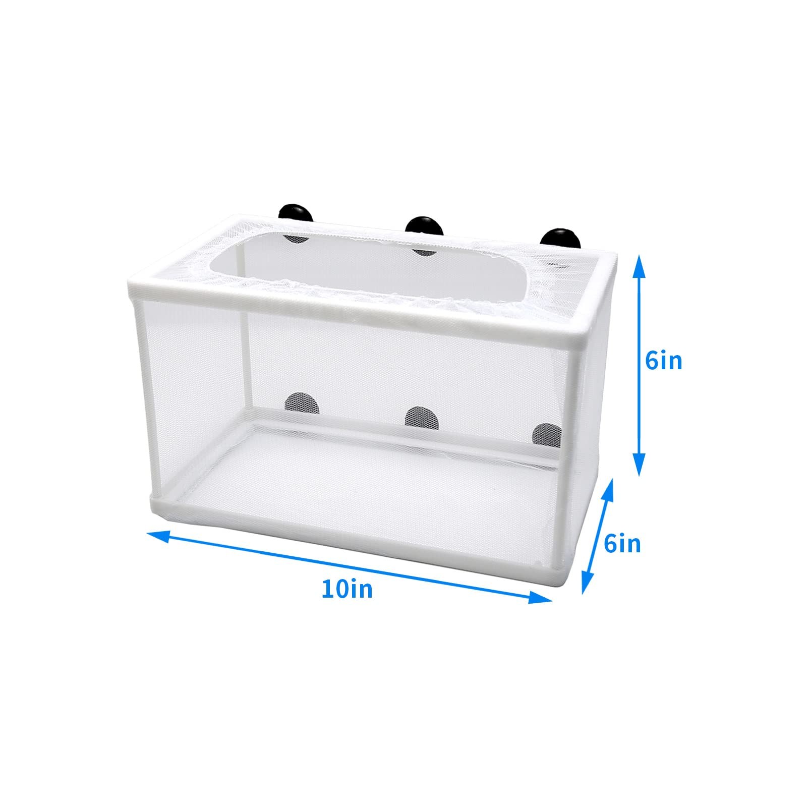2 PCS Fish Tank Breeder Net Isolation Hatching Box Plastic Separation