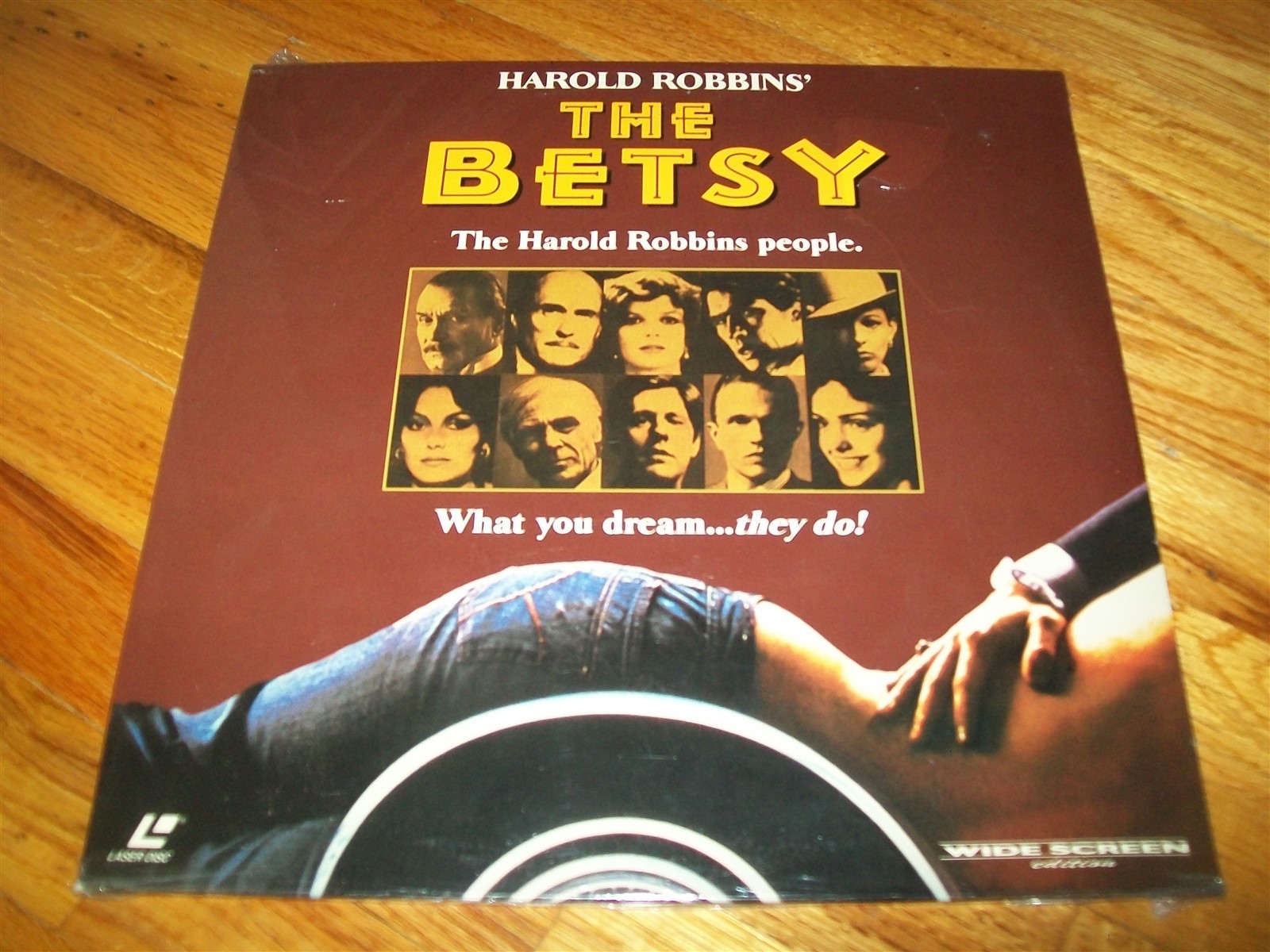 THE BETSY 2-Laserdisc LD WIDESCREEN FORMAT BRAND NEW SEALED HAROLD ROBBINS RARE