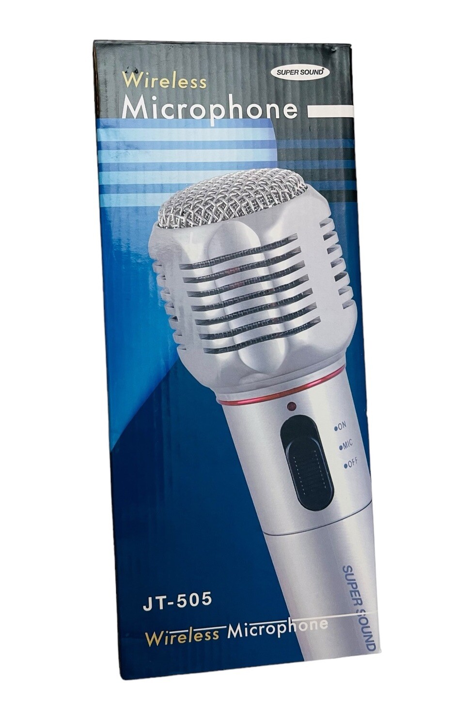 WIRELESS MICROPHONE NEW HANDHELD JT-503 KARAOKE SING RECORD SUPER SOUND w/ CASE