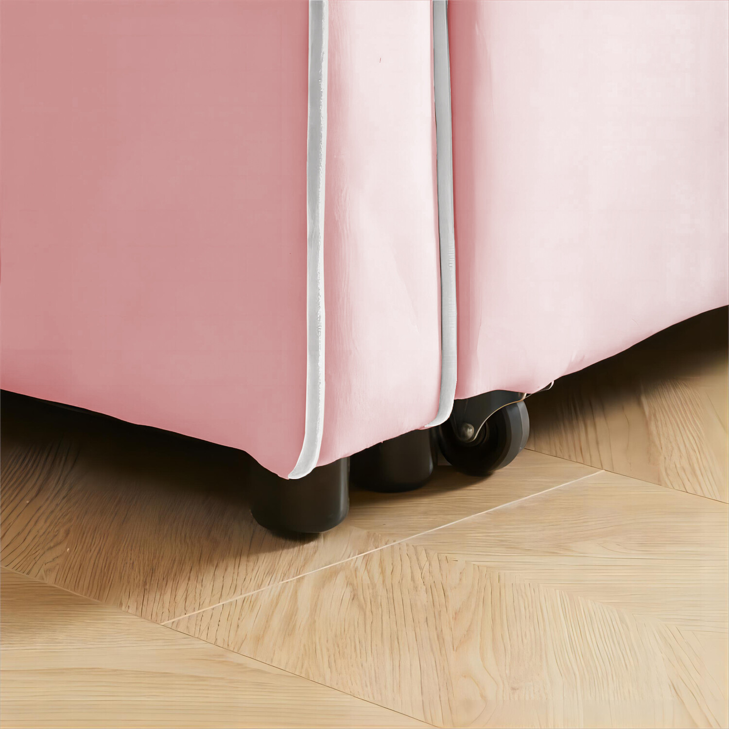 Convertible Sofa Bed Chairs 3-in-1 Multi-Function Folding Sleeper Sofa Pink US