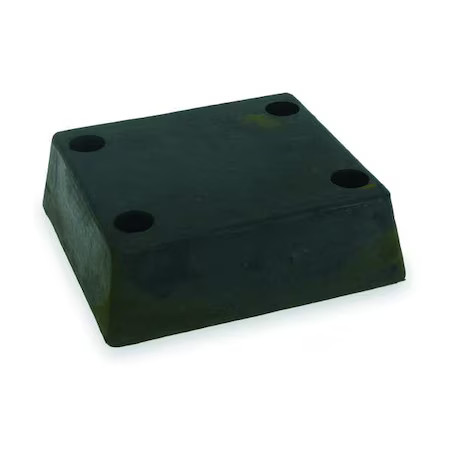 Zoro Select 2Myr1 13 In. X 4 In. X 12 In. Rubber Dock Bumper, 2Myr1