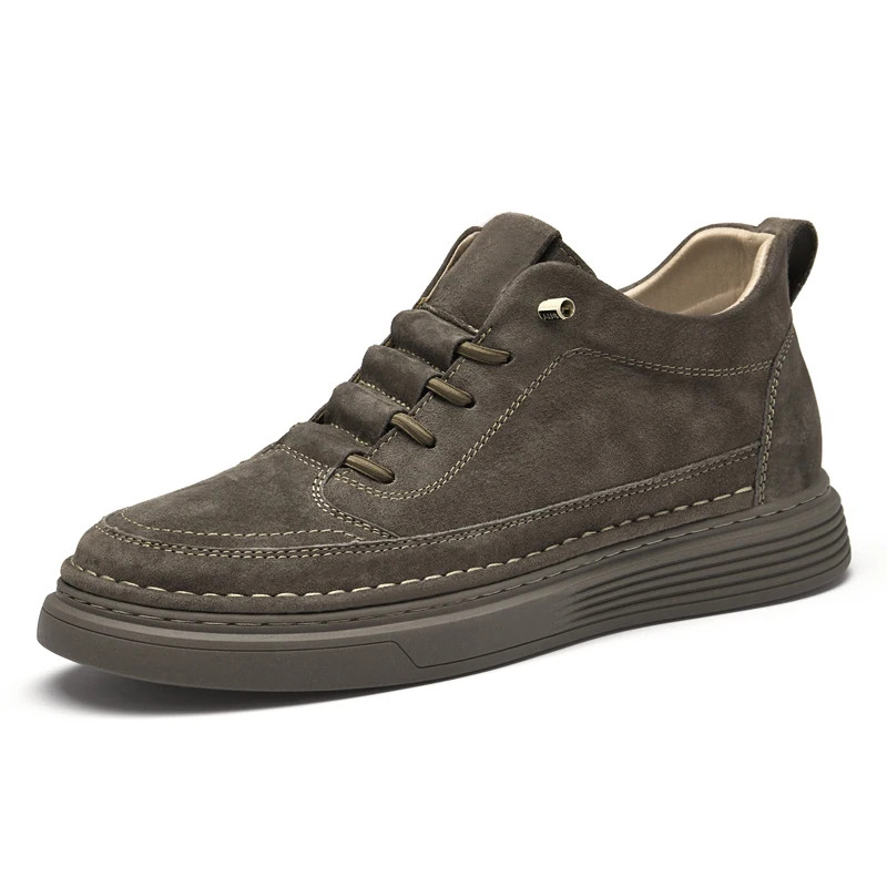 Men's Skateboarding Height Increasing Sneakers Loafers Skate Flats Casual Shoes