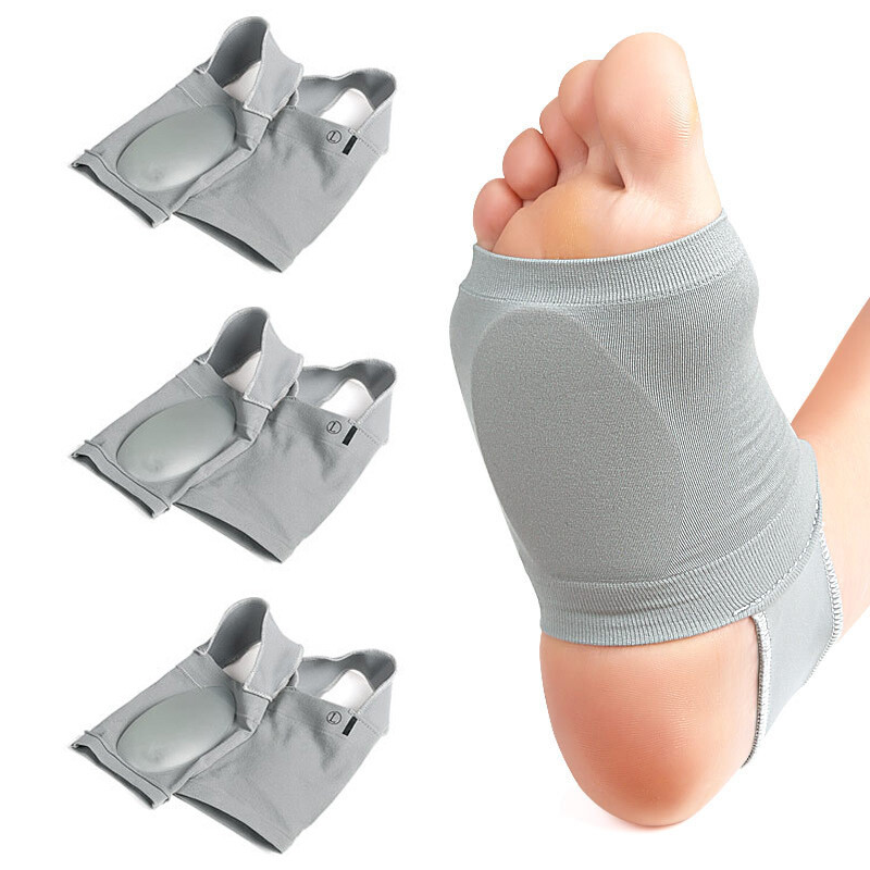 1Pair Arch Support Sleeves Plantar Fasciitis Heel Spurs Strap Foot Care✔