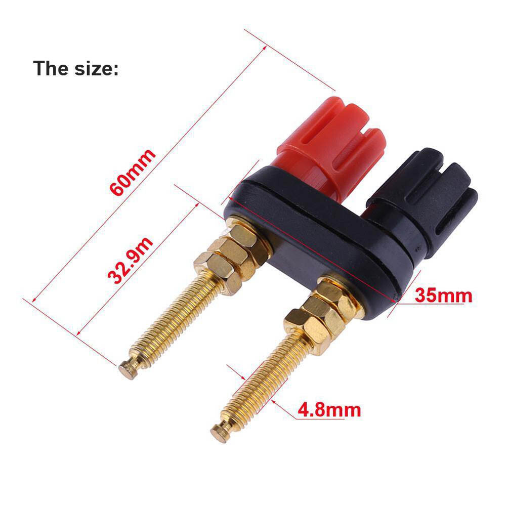 For Extended Speaker Banana Plug Amplifier Binding Post Terminal Connect Socket