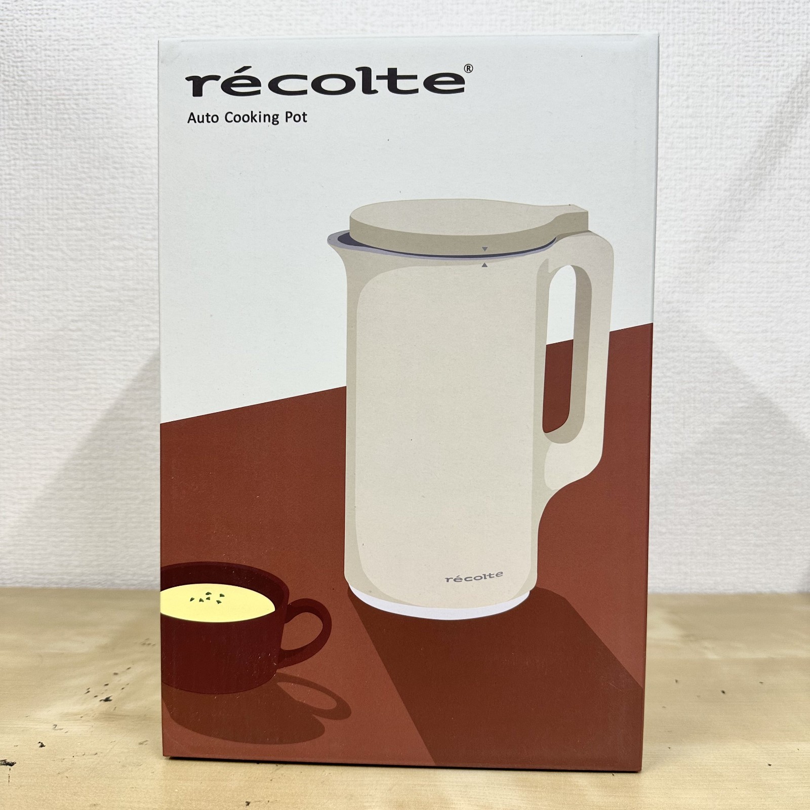Recolte Auto Cooking Pot RSY-2 Cream White AC100V 600ml Soy Milk & Soup Maker JP