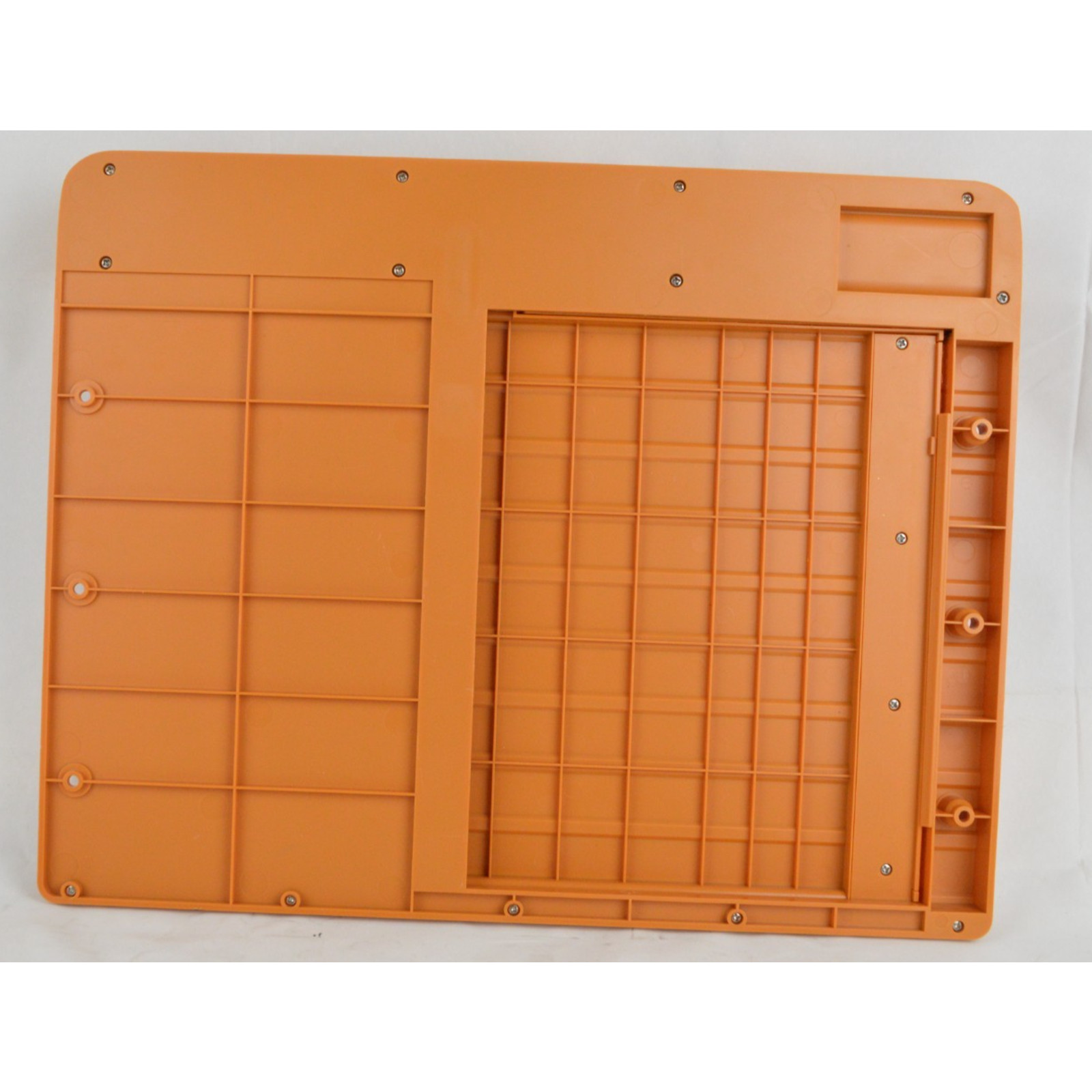 2x Automatic Chicken Coop Doors Battery Powered Programmable LCD Orange