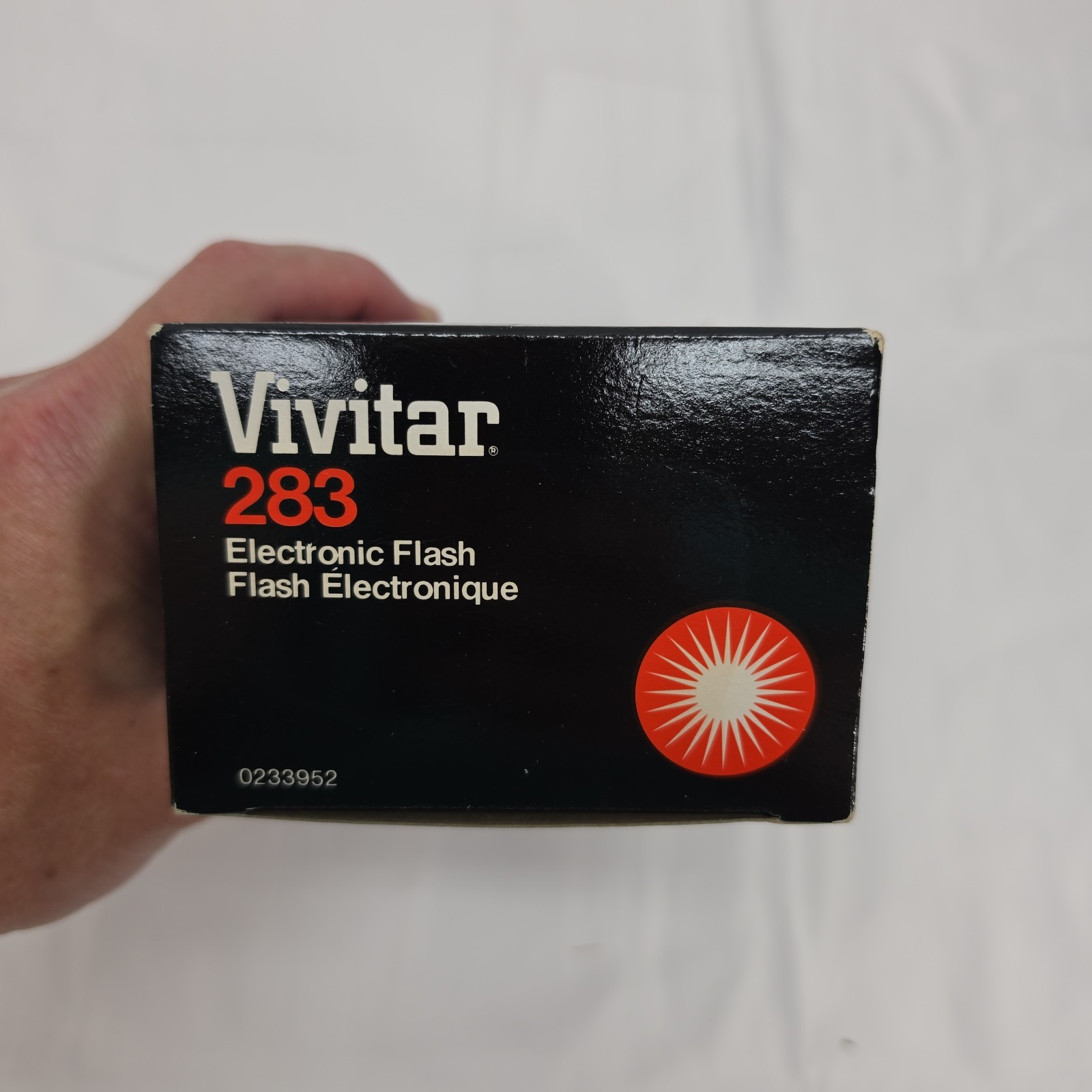 Vtg VIVITAR 283 Electronic Flash Auto Thyristor W/Box/Instruction Book Untested