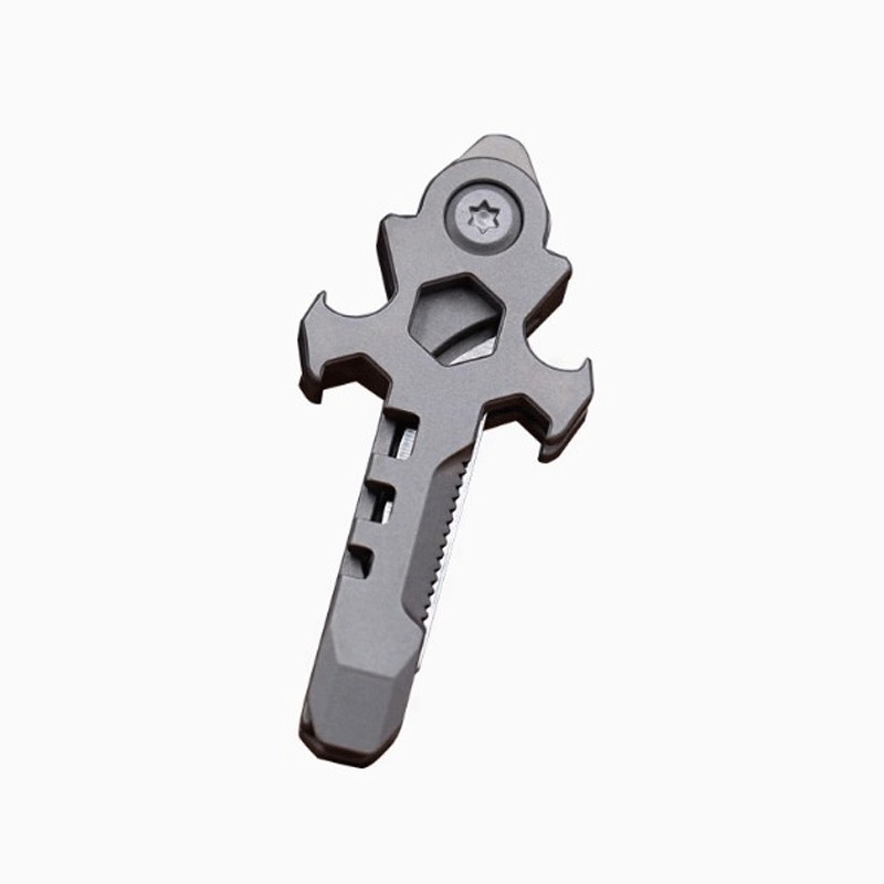 Mini EDC Titanium Folding Knife Pocket Outdoor Multi Tools Pendant Keychain A+++