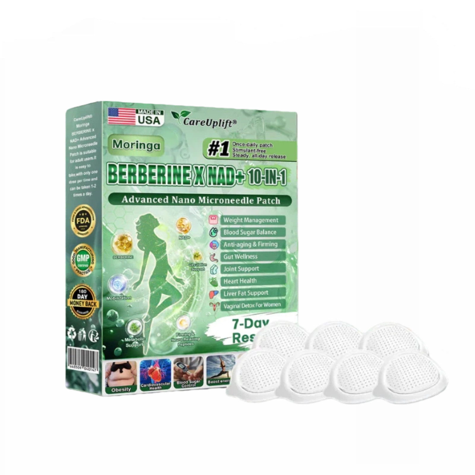 CareUplift Moringa Gentle Skin Care Patches