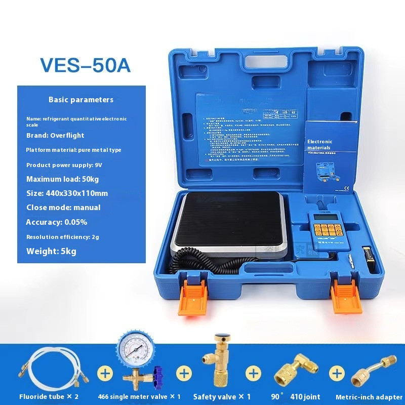 Snow Seed Quantitative Liquid Refilling Weighing Refrigerant Fluoridation Scale