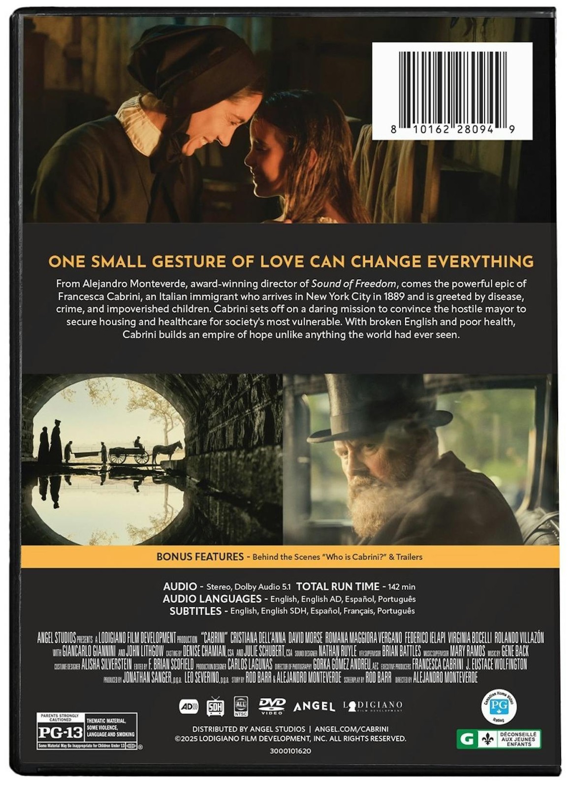 Cabrini DVD NEW
