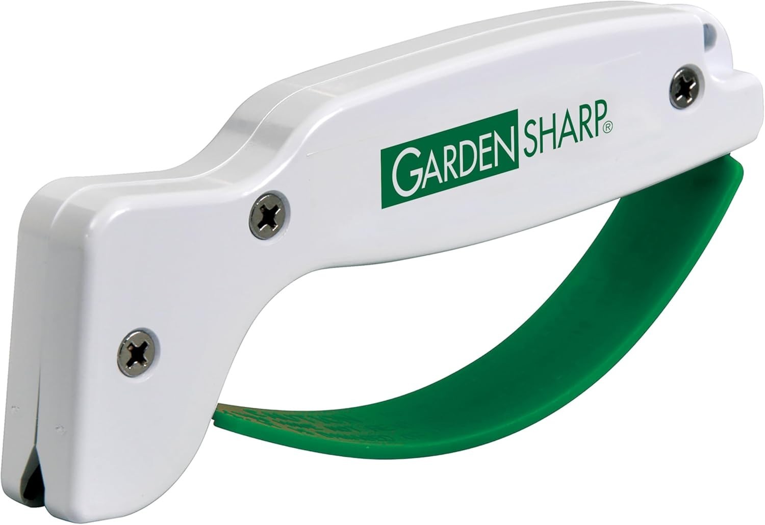 Ergonomic Garden Tool Sharpener for Lawnmower and Pruning Tools - Safe Design