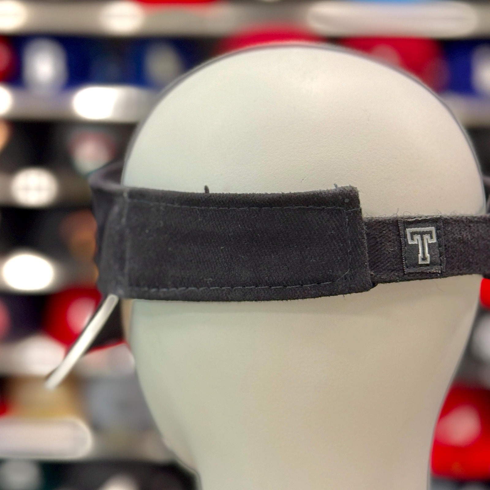 Initials 3D Single Alphabet Letter Visors | Black