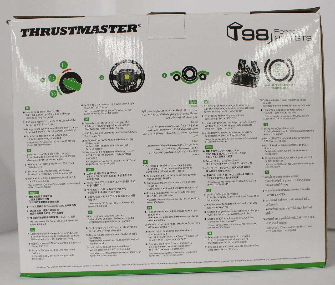 Thrustmaster T98 Ferrari 296 Gts For XBOX