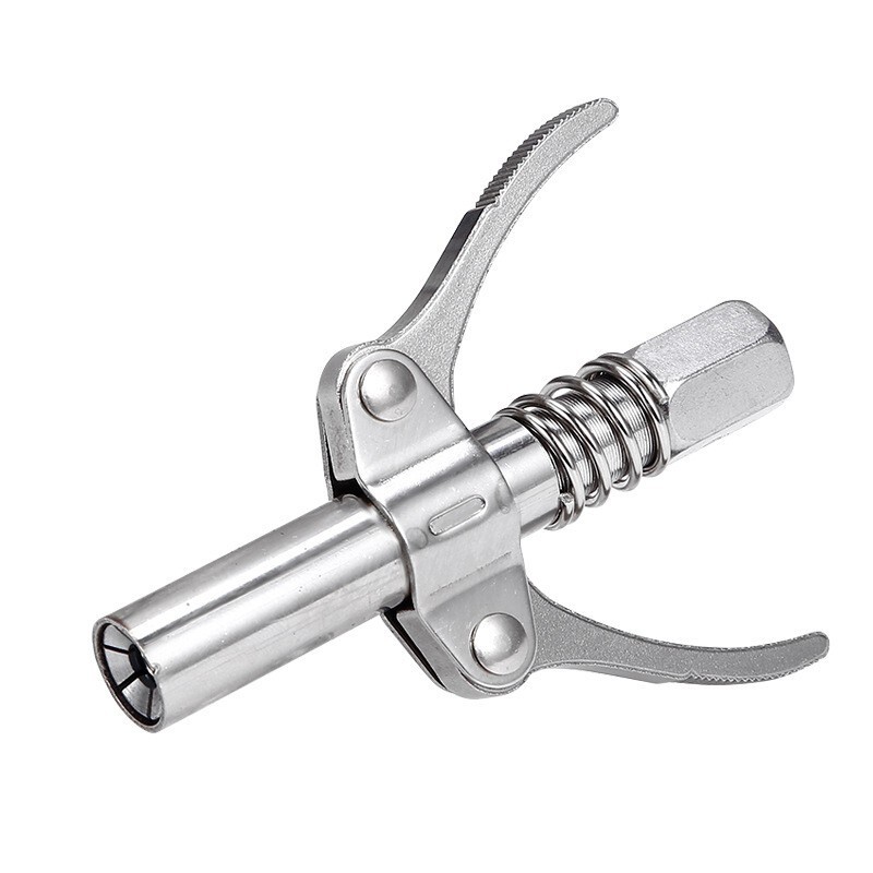 Double Handle Oil Nozzles: High Pressure, Quick Release Lock Grease Gun Coupler