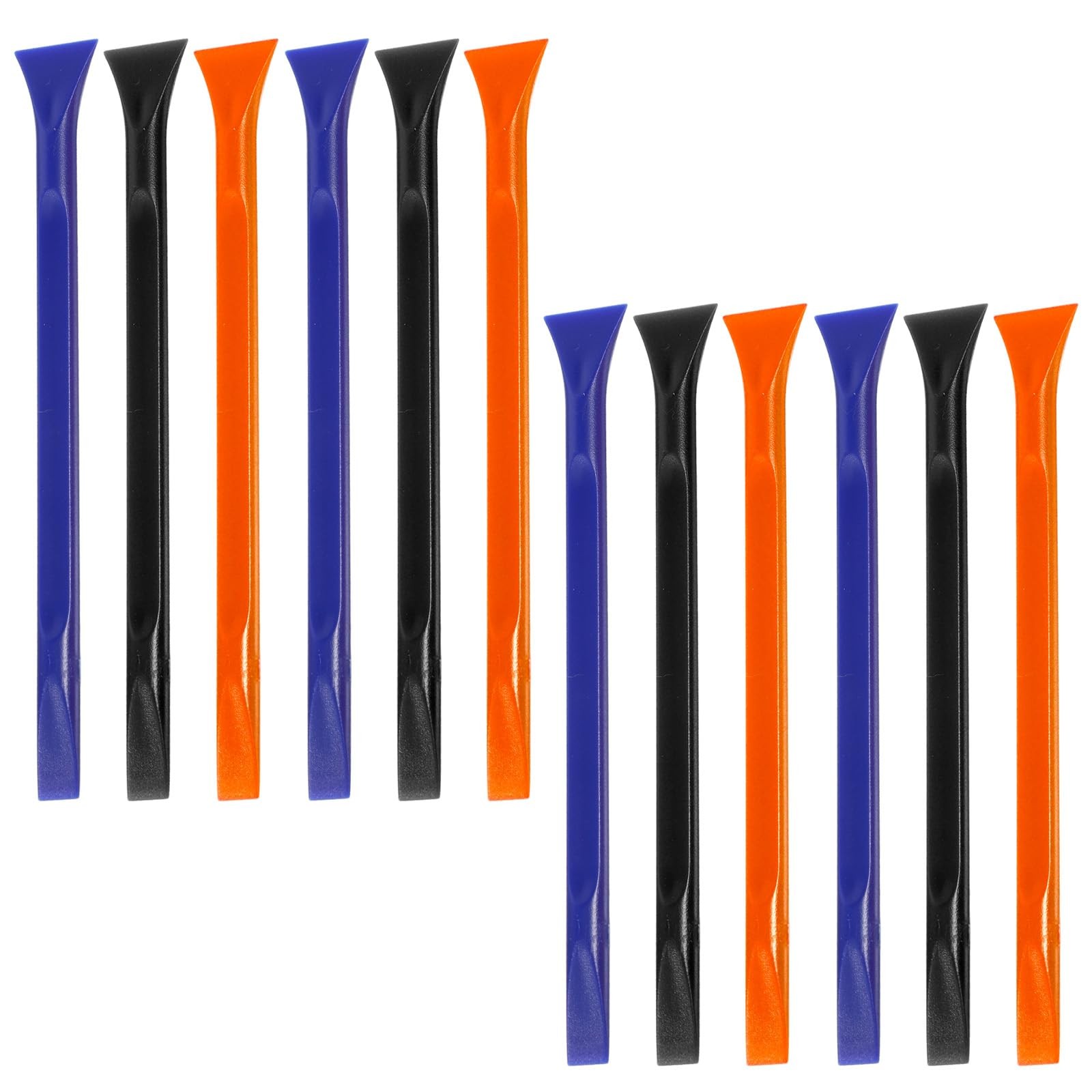 12 PCS Plastic Scraper Non Scratch Scrapers Cleaning Tool MultiPurpose Label ...