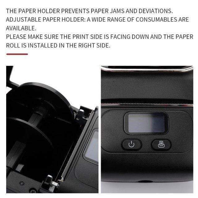 Phomemo Portable Wireless BT Pocket Mobile Thermal Printer Label Receipt Printer