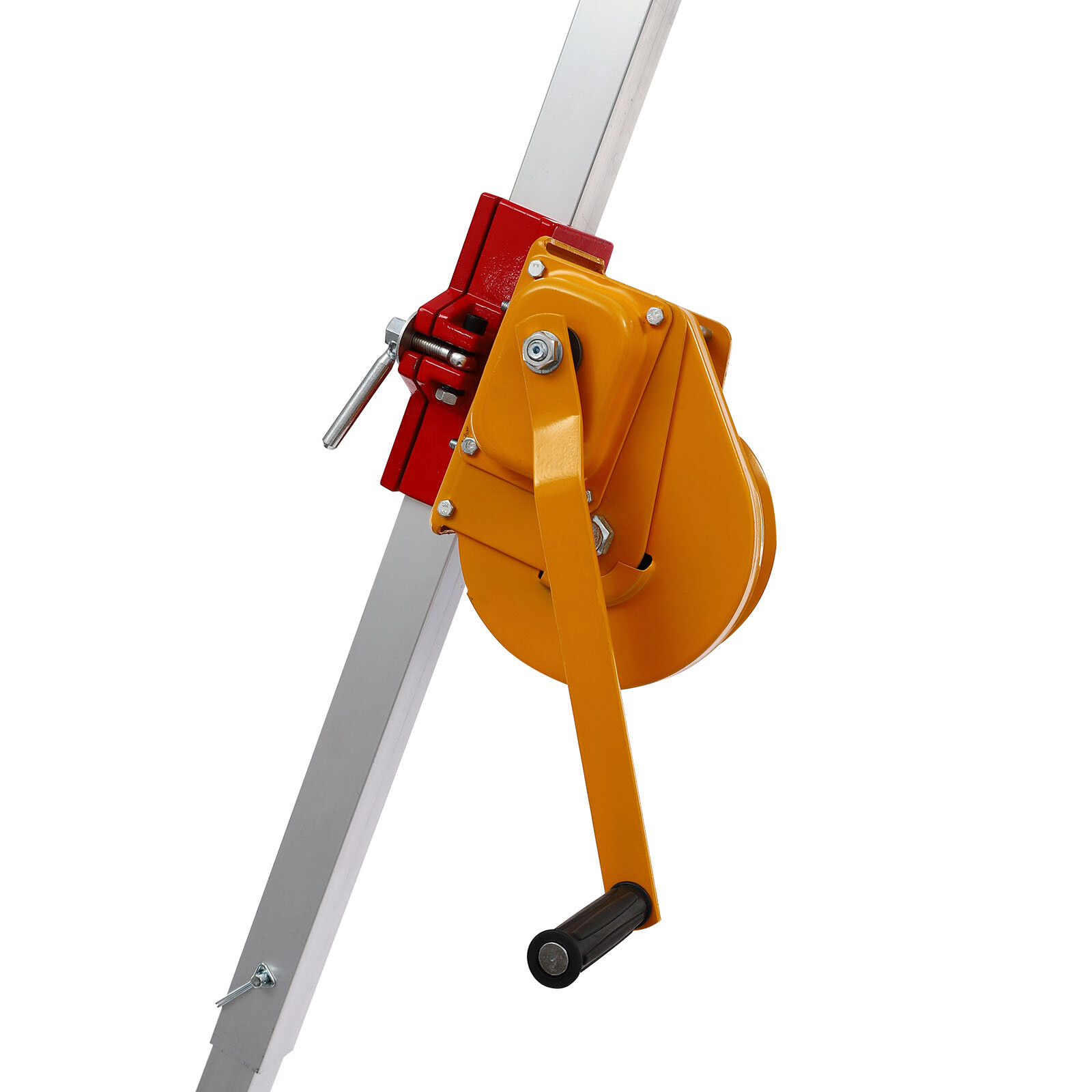 Confined Space Tripod Kit 1800lb Winch w/5.2ft-8ft Adjustable Legs Rescue Tripod