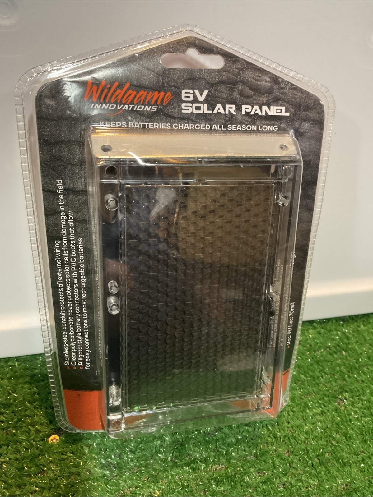 Wildgame Innovations 6V Solar Panel / Battery Charger - Keeps Batteries Charged