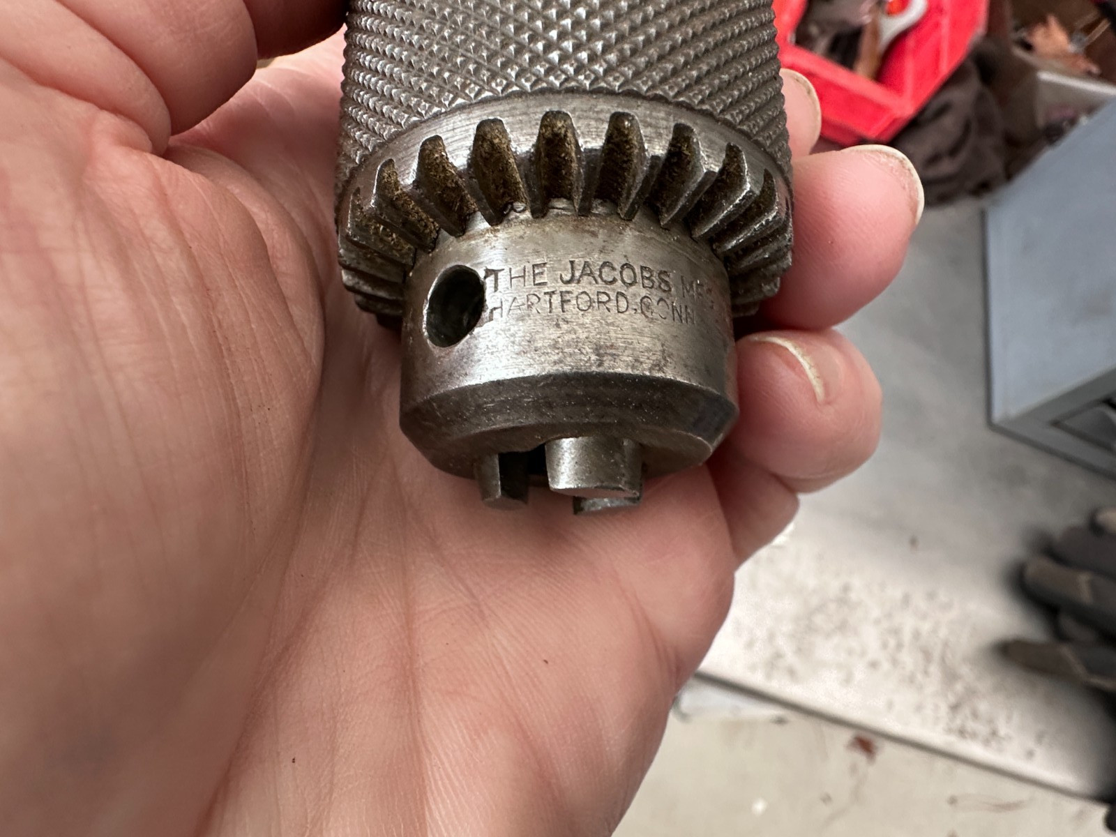 Jacobs No 32 Drill Chuck, 0-3/8" Capacity, #2 MT Shank, Chuck Key Included