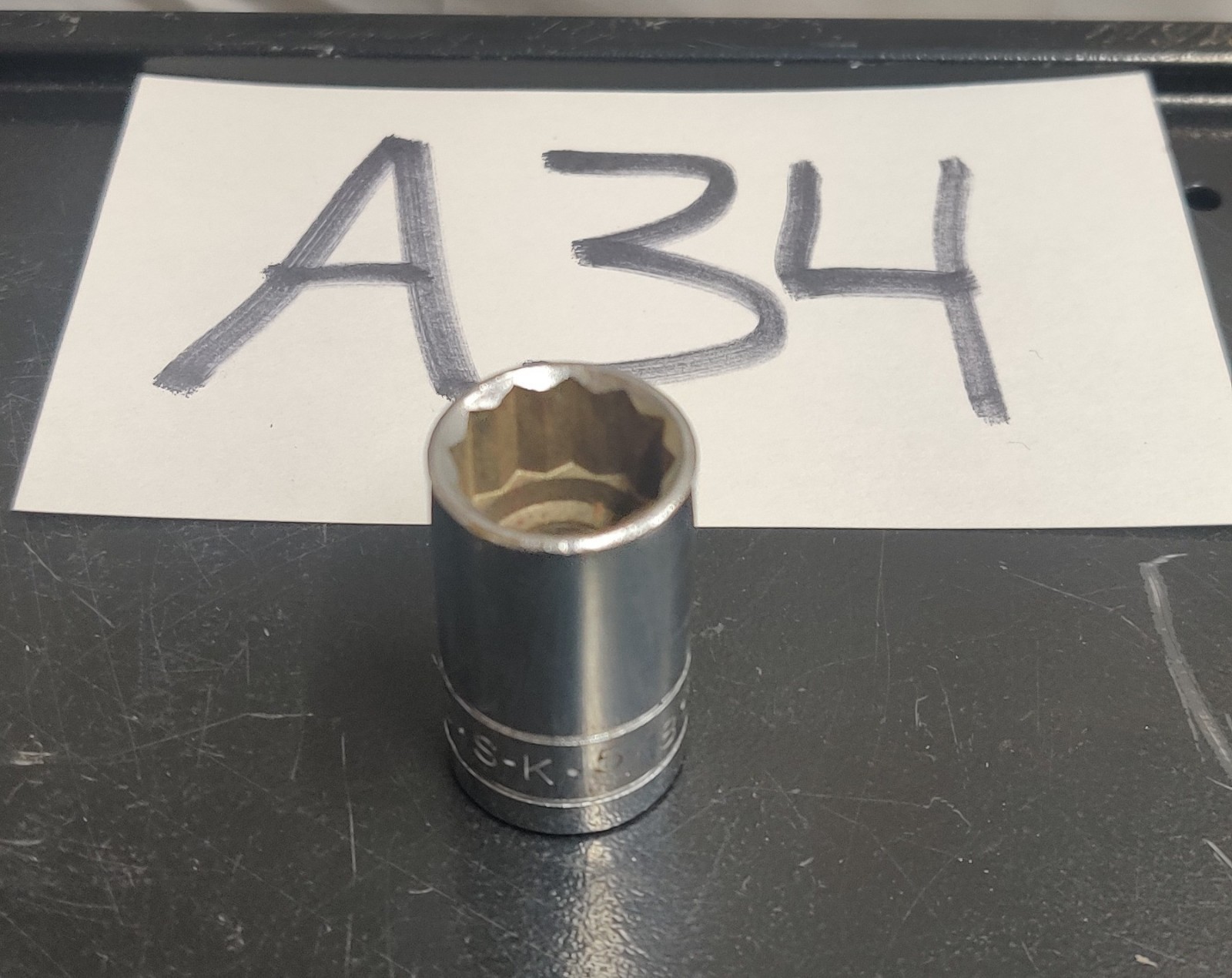SK 40120  5/8"  12-Point Socket Vintage USA - FREE SHIPPING