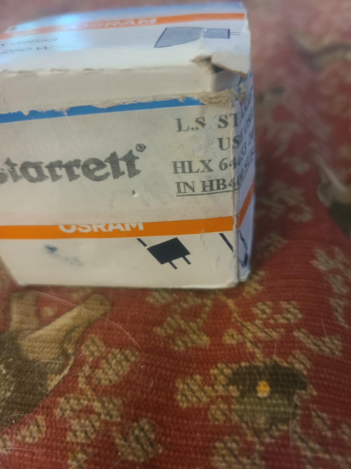 Osram Halogen Lamp HLX 64653 for Starrett HB400 Surface Comparator