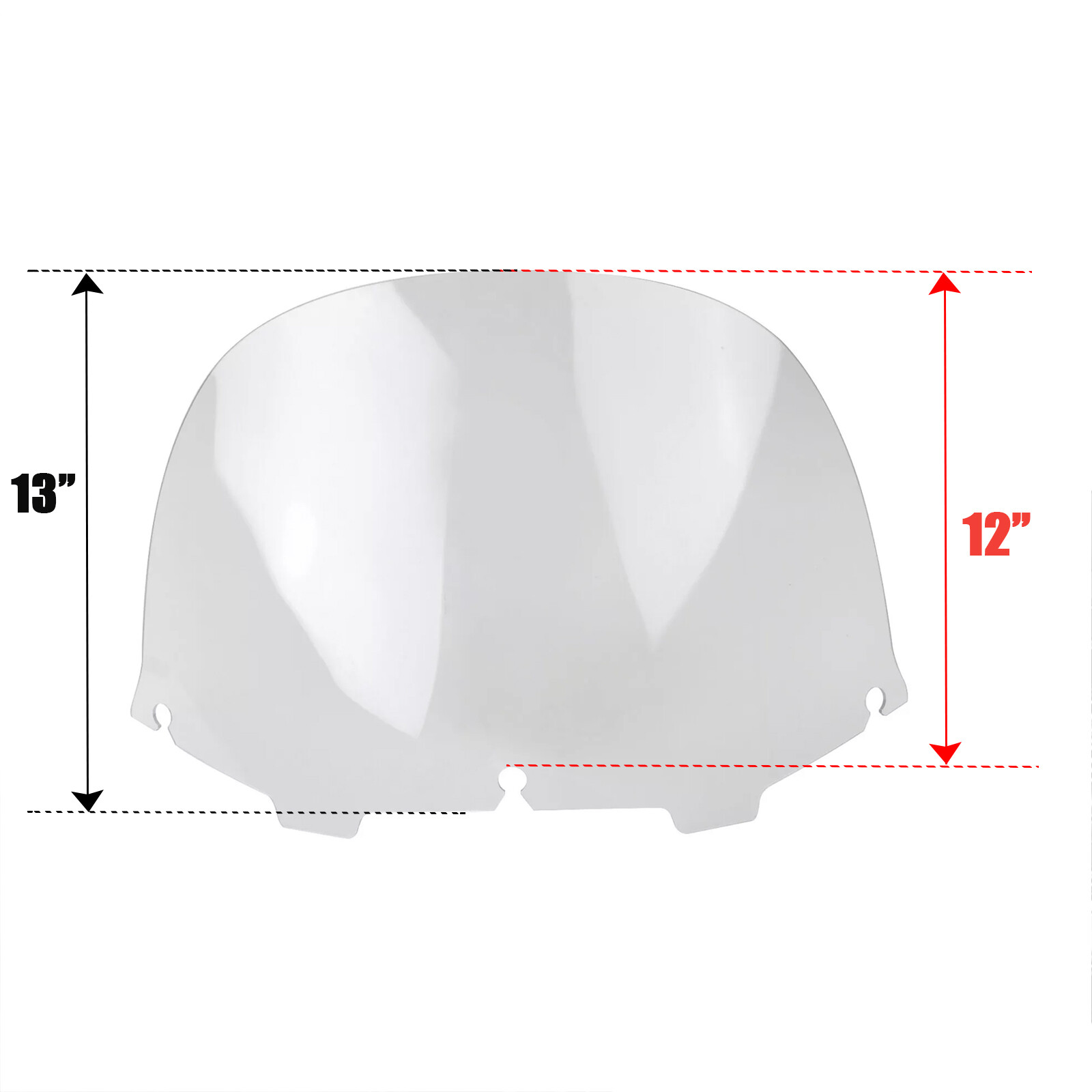 Clear Windshield Windscreen Fit For Harley Electra Glide Ultra Classic 1996-2013