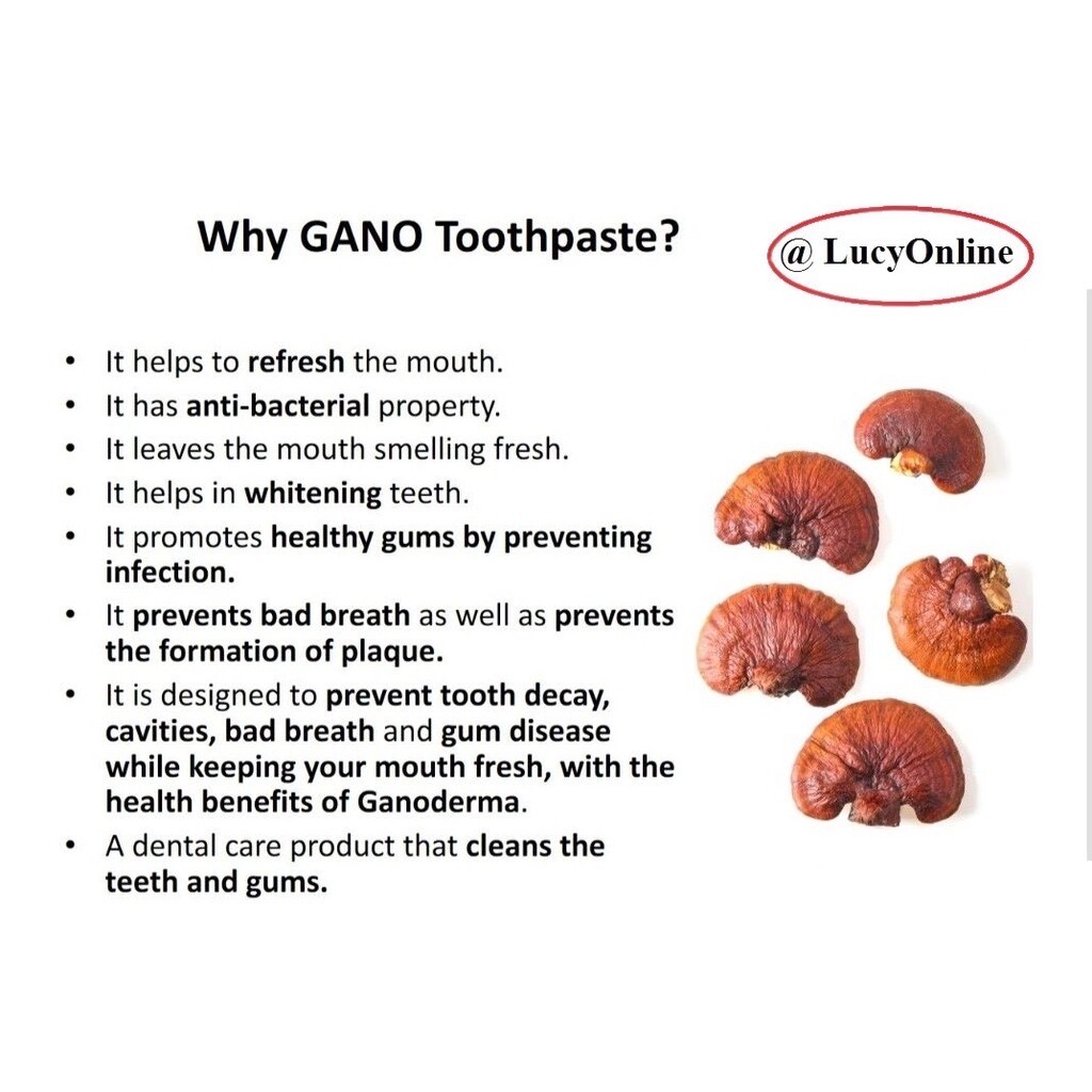 2 Boxes x 150g GANO EXCEL GANO FRESH TOOTHPASTE GANODERMA Free Shipping