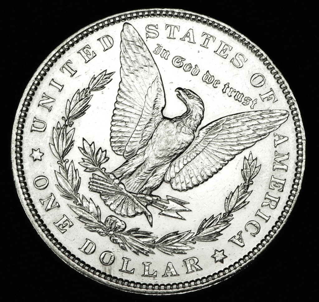 1896 Morgan Silver Dollar. BU (Inventory A)