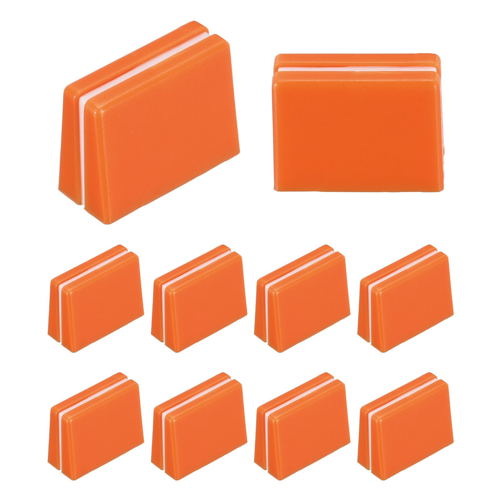 Universal Fader Knobs, Orange Mixer Fader Caps Plastic for DJ Console, 10Pcs