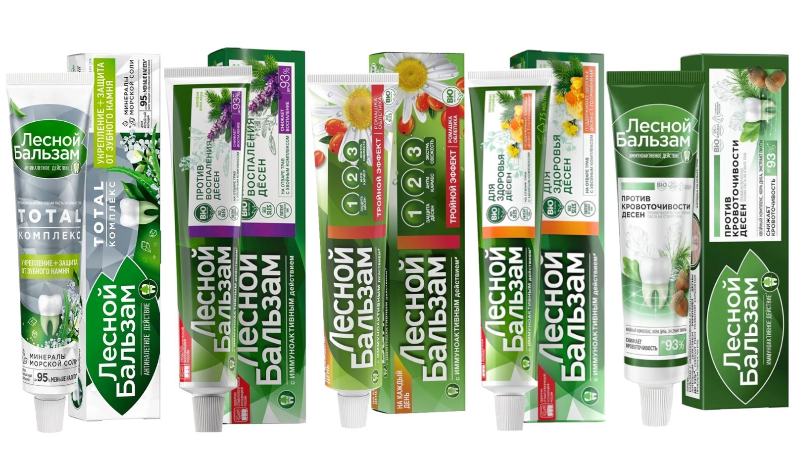 Forest Balsam Herbal Toothpaste 75 ml/2.53 fl oz - Лесной Бальзам