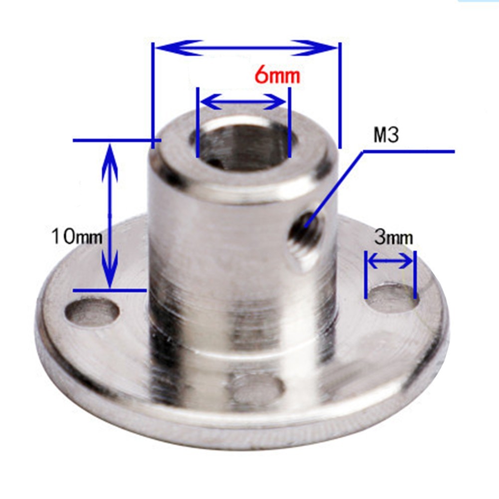Flange Coupling Screws Power Tools Shaft Coupling 4pcs Flange Couplings