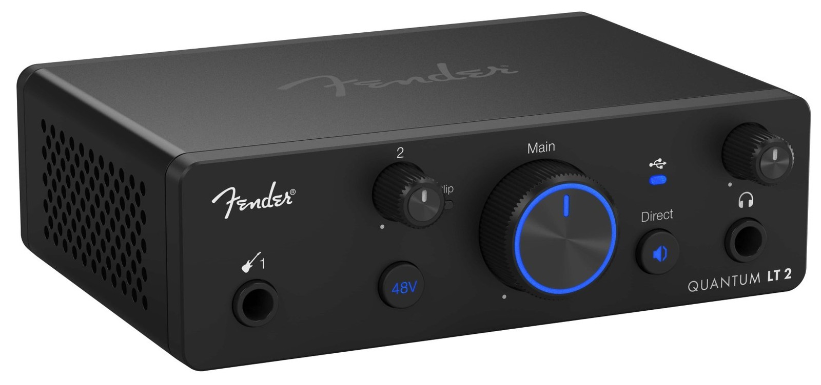 Fender Quantum LT 2 USB-C 2x2 Bus-Powered Recording Interface+XLR Cable