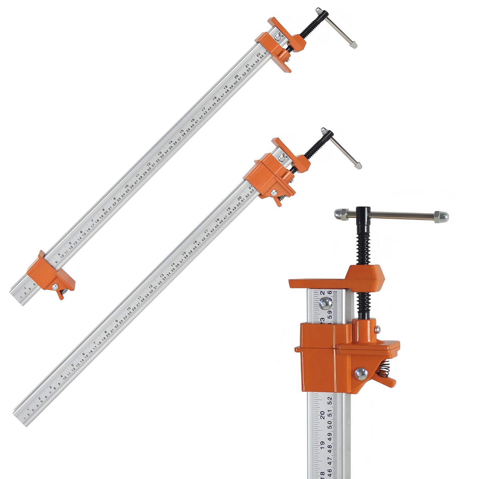 FEIRONG Heavy Duty 24" Bar Clamps 2-Pack - Professional Grade, Quick-Release,...