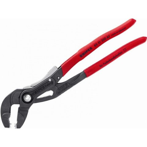 Knipex 10" Spring Hose Clamp Pliers with Locking Device (8551250AF)