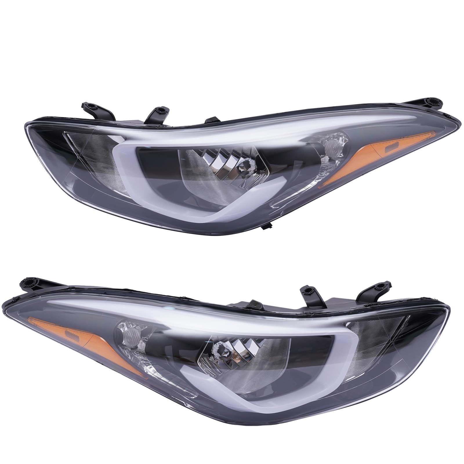 LH RH Headlight 2014-2016 for Hyundai Elantra Halogen 92101-3Y500 92102-3Y500