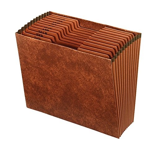 INPLACE Expanding File, Letter, Jan-Dec, 12 Pockets