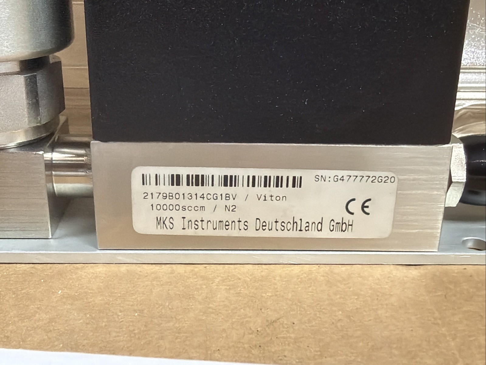 NEW MKS 2179B01314CG1BV Mass Flow Controller Meter 10000 sccm FAST SHIPPING