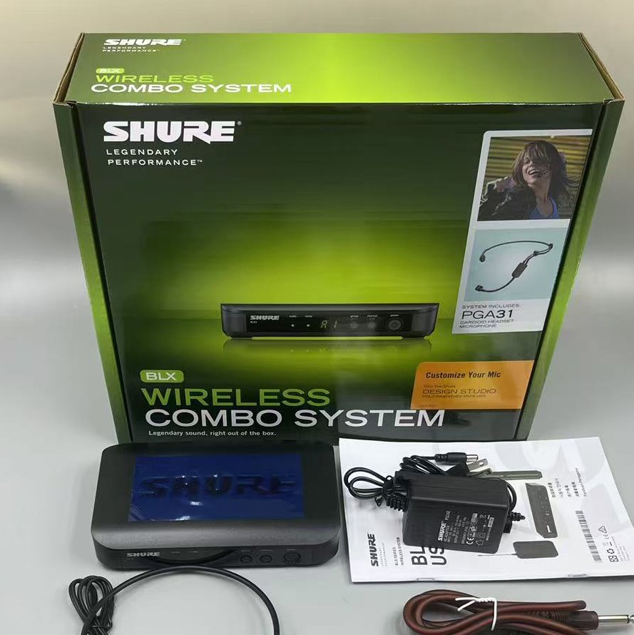 New BLX14/PGA31 Wireless Headworn Microphone System HEADSET SYSTEM W/PGA31